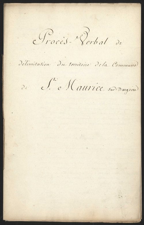 Saint-Maurice-sur-Dargoire, 23 Ventôse an XII.