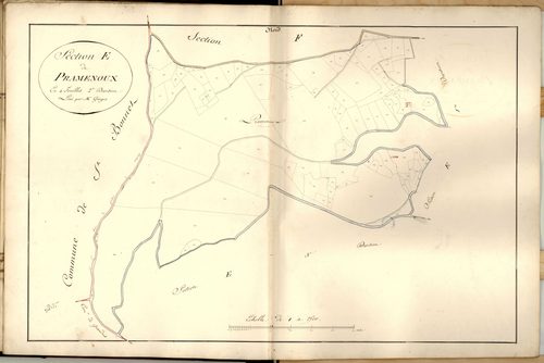 Section E dite de Pramenoux, feuille n°2.