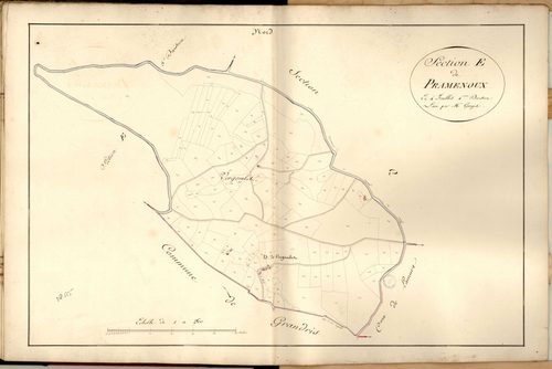Section E dite de Pramenoux, feuille n°4.