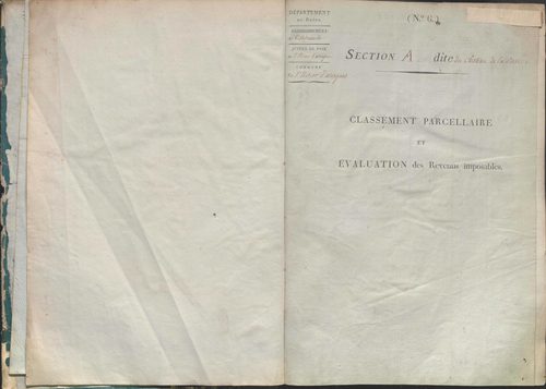 État de sections.