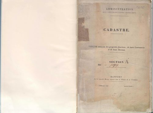 État de sections.
