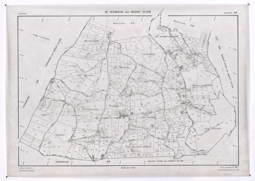 Section AB. Feuille renouvelée pour 1969.