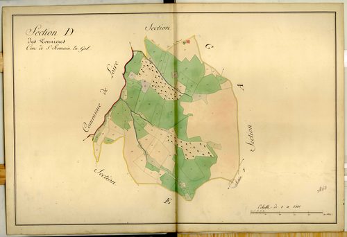 Section D dite des Tonnières, feuille unique.