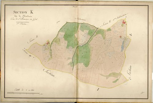 Section K dite du Meindran, feuille n°1.