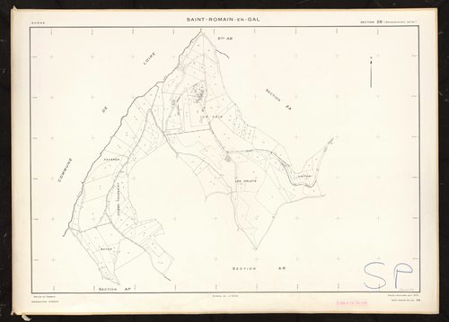 Section ZB. Feuille renouvelée pour 1970.