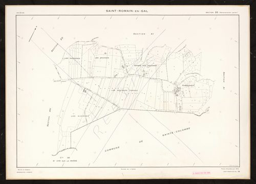Section ZE. Feuille renouvelée pour 1970.