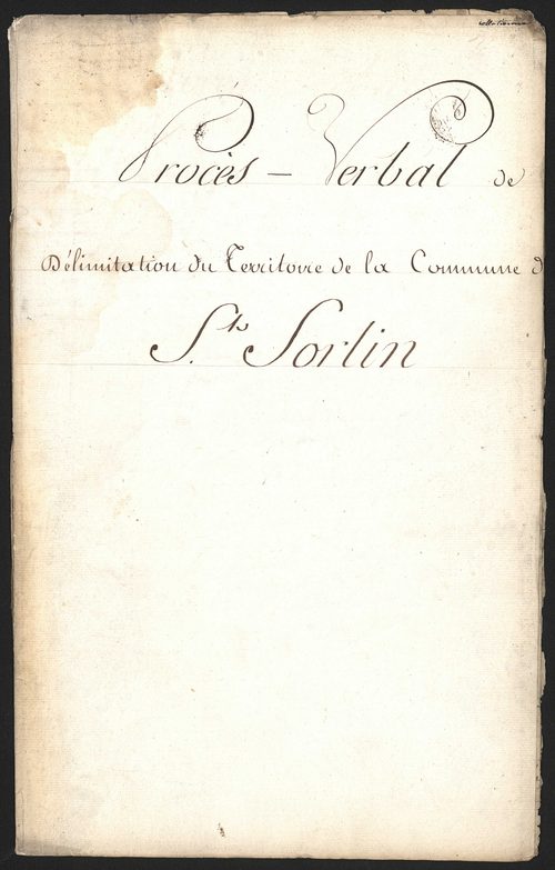 Saint-Sorlin, 3 décembre 1811.