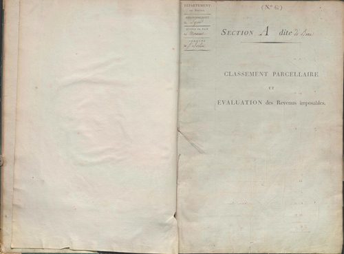 État de sections.