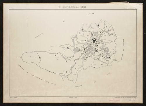 Tableau d'assemblage. Cadastre révisé pour 1959. 2e édition à jour pour 1978.