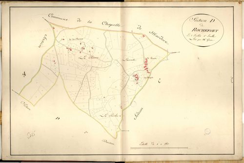 Section D, feuille n°1.
