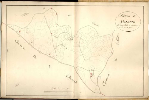 Section E dite de Laplasse, feuille n°1.