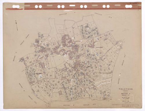 Section A feuille n°1. Plan révisé pour 1936. 2e édition à jour pour 1983.