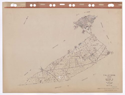 Section B feuille n°2. Plan révisé pour 1936. 2e édition à jour pour 1983.