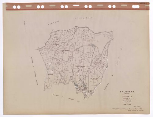 Section A feuille n°2. Plan révisé pour 1936. 2e édition à jour pour 1983.