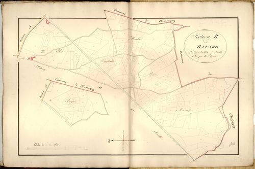 Section B dite du Batard, feuille n°2.