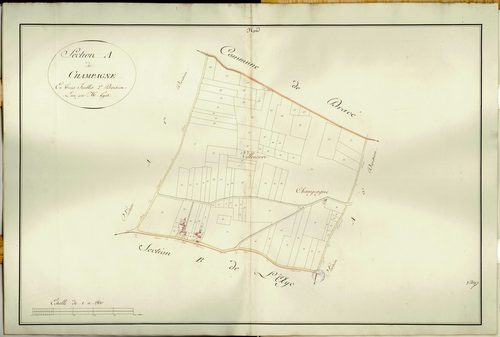 Section A dite de Champagne, feuille n°2.
