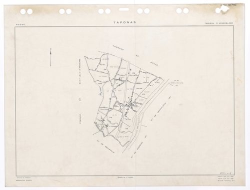 Tableau d'assemblage (TA). Cadastre refait pour 1969. Edition à jour pour 1984.