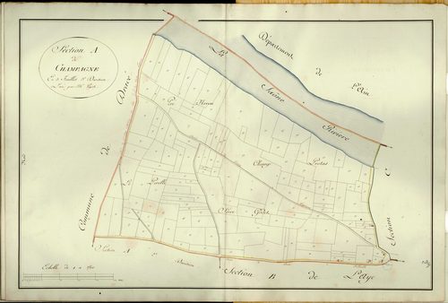 Section A dite de Champagne, feuille n°3.