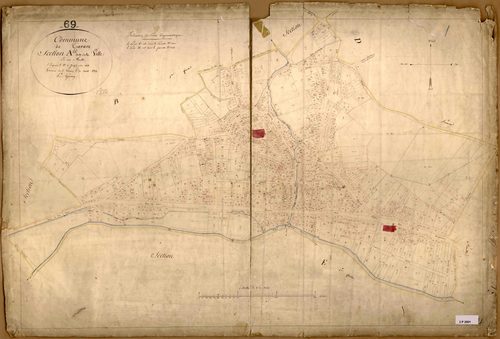 Section A dite de la Ville, feuille unique (parcelles 1-1438).