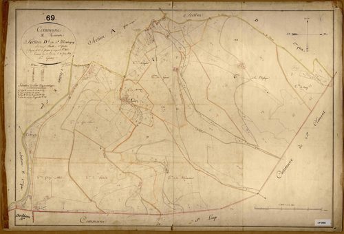Section D dite de Montagny, feuille n°1 (parcelles 1-246).