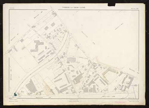 Section AO. Feuille renouvelée pour 1969.