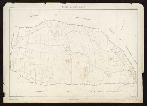 Section AB. Feuille renouvelée pour 1969.