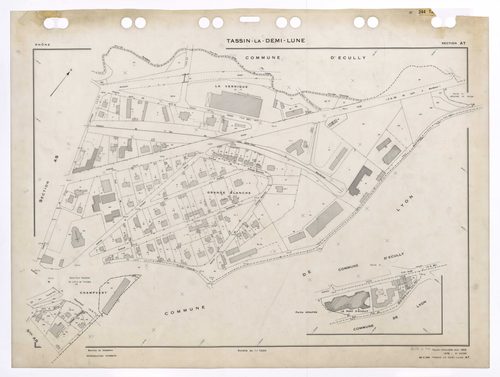 Section AT. Feuille renouvelée pour 1969. 3e édition à jour pour 1979.
