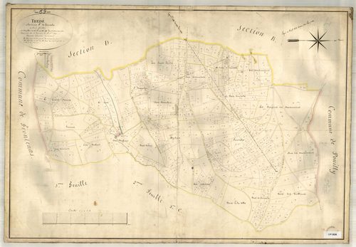 Section C dite de Fonsala, feuille n°1 (parcelles 1-558).