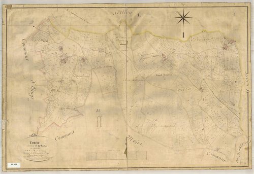 Section E dite de Bussy, feuille unique (parcelles 1-738).