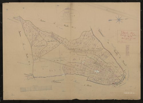 Section C dite de Merloux 2e feuille. Plan révisé pour 1937.