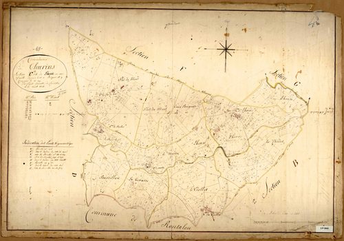 Section C dite de Lherse, feuille unique (parcelles 1-579).