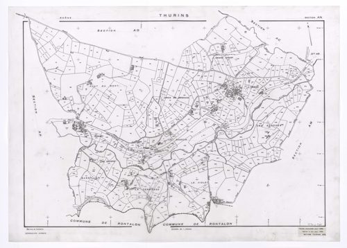 Section AN. Feuille renouvelée pour 1960. édition à jour pour 1985.