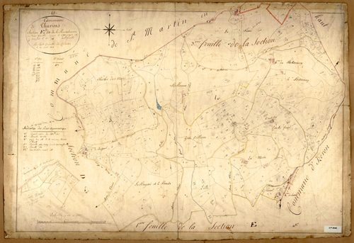Section E dite de la Rontalonnière, feuille n°2 (parcelles 421-778).