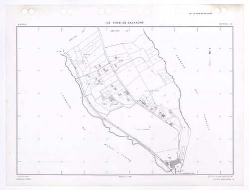 Section AT. Feuille remaniée pour 1991.