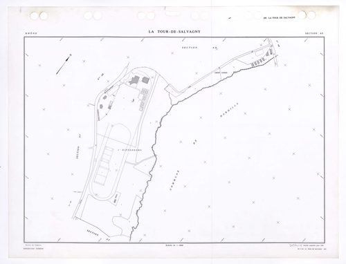 Section AS. Feuille remaniée pour 1991.