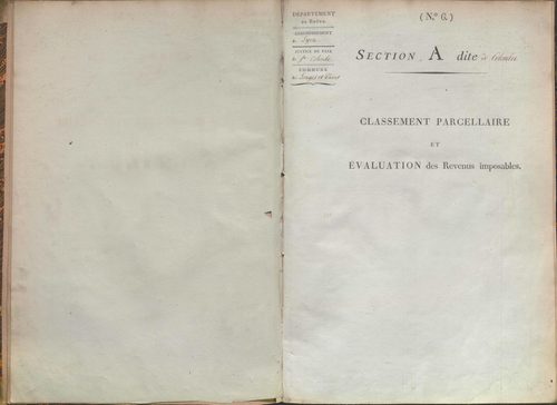 État de sections.