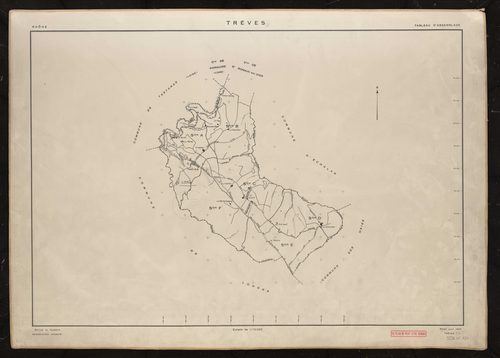 Tableau d'assemblage (TA).Plan refait pour 1933.