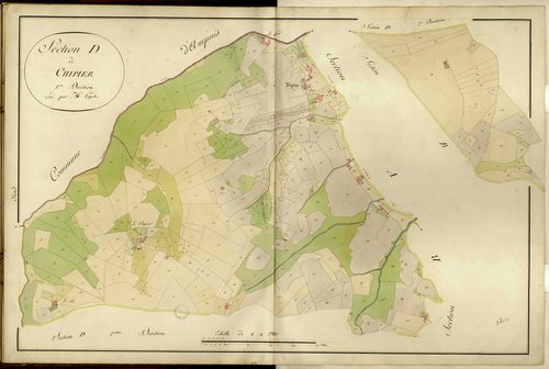 Section D dite de Tupin et Chipier, feuille n°1.