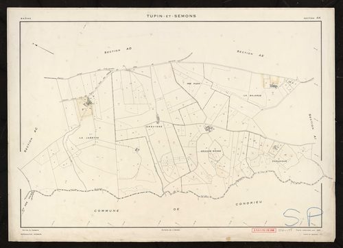 Section AK. Feuille renouvelée pour 1959.