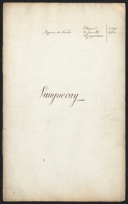 Vaugneray, 20 novembre 1823.