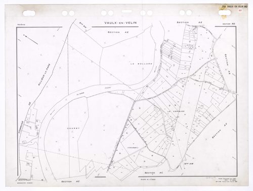Section AD. Feuille renouvelée pour 1967. 2e édition pour 1979.