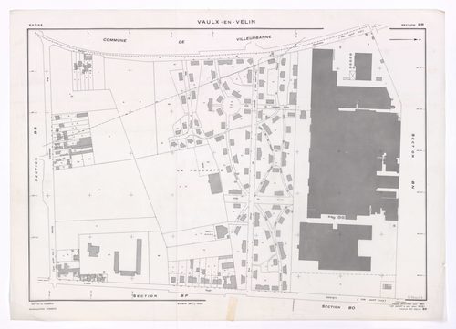 Section BR. Feuille renouvelée pour 1967. 2e édition à jour pour 1975.