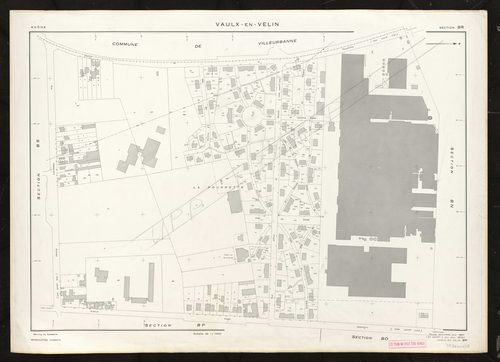 Section BR. Feuille renouvelée pour 1967. 2e édition à jour pour 1975. Plan supprimé.