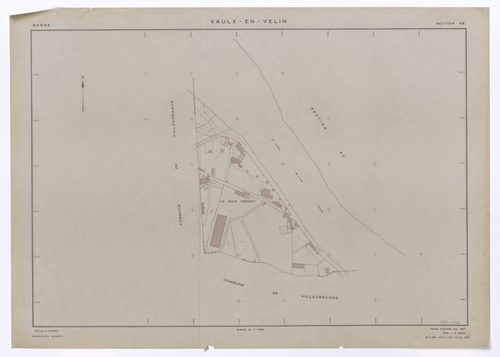 Section AB. Feuille renouvelée pour 1967. 2e édition pour 1979.