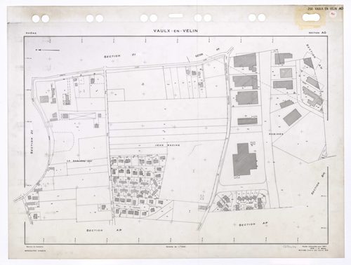Section AO. Feuille renouvelée pour 1967. 2e édition pour 1979.