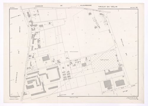 Section BS. Feuille renouvelée pour 1967. 2e édition à jour pour 1975.