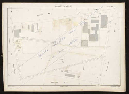 Section BN. Feuille renouvelée pour 1967. Feuille rééditée pour 1975. Plan supprimé.