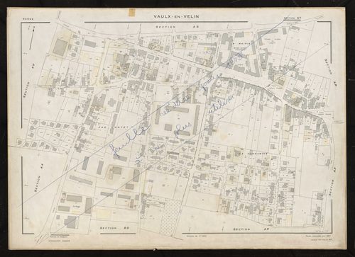 Section AT. Feuille renouvelée pour 1967. Feuille rééditée pour 1975.