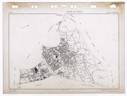 Tableau d'assemblage (TA). Cadastre révisé pour 1967. 3e édition à jour pour 1979.