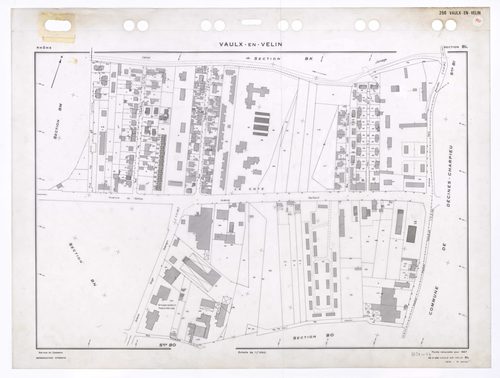 Section BL. Feuille renouvelée pour 1967. 3e édition pour 1979.